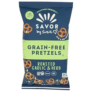 Garlic & Herb Grain Free Pretzels, 5 OZ