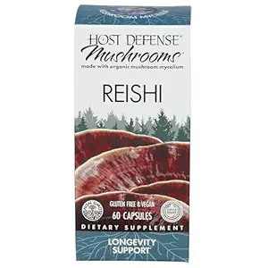 Organic Reishi Longevity Support, 60 CT
