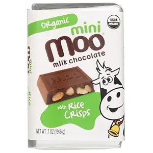 Organic Milk Chocolate Rice Crisps Bar, 0.7 OZ