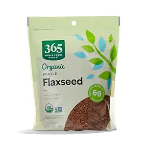 Organic Brown Whole Flaxseed, 16 OZ