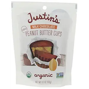 Organic Mini Milk Chocolate Peanut Butter Cups, 4.7 OZ