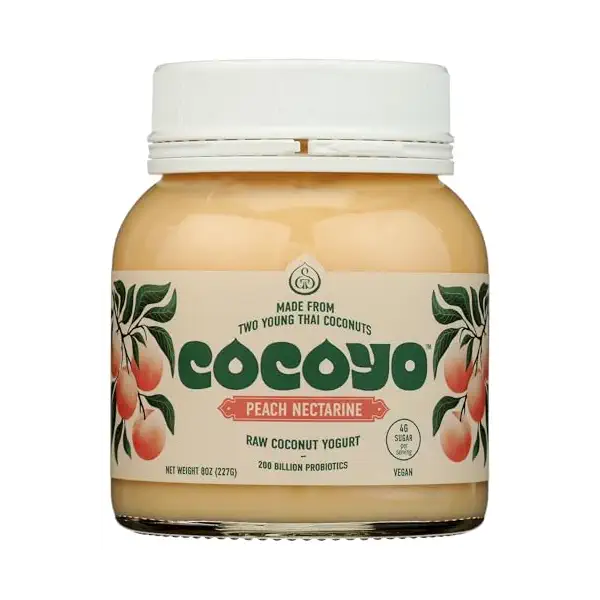Organic Cocoyo Peach Nectarine Coconut Yogurt, 8 OZ 1