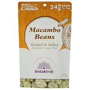 Organic Roasted & Salted Macambo Beans, 4 OZ