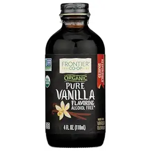 Organic Vanilla Flavor Alcohol Free, 4 FZ