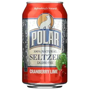 Cranberry Lime Seltzer, 12 FZ
