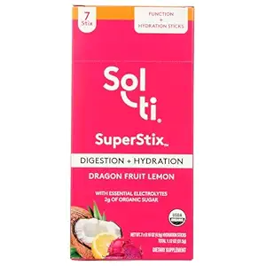 Organic Dragon Fruit Lemon Hydration Plus Digestion 7 Count, 0.16 OZ