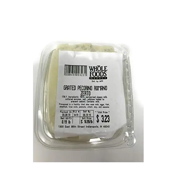 Grated Italian Pecorino Romano 2
