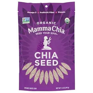 Organic Chia Seeds White, 12 OZ