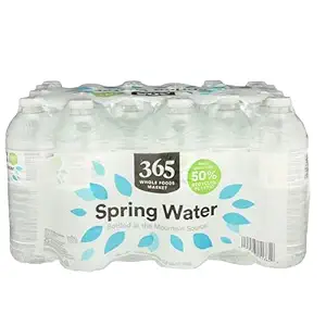 365 by Whole Foods Market, Spring Water, 16.9 Fl Oz, 24 Pack