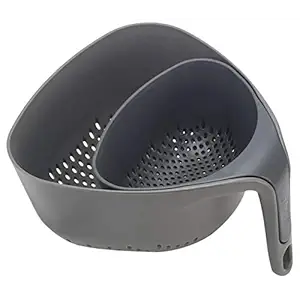 Nest Colanders Grey 2PK, 1 EA