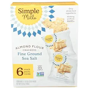 Almond Flour Crackers 6 Pack, 4.9 OZ