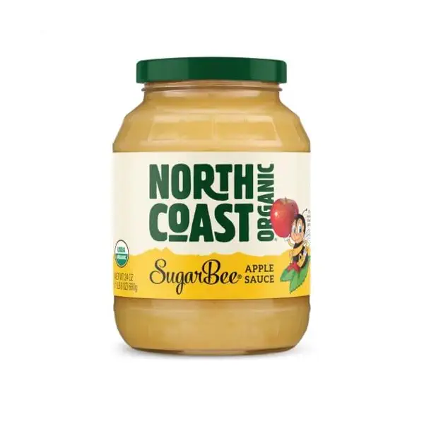 Organic Sugarbee Apple Sauce, 24 OZ 1