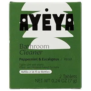 Peppermint & Eucalyptus Bathroom Cleaner Tablets, 0.24 OZ