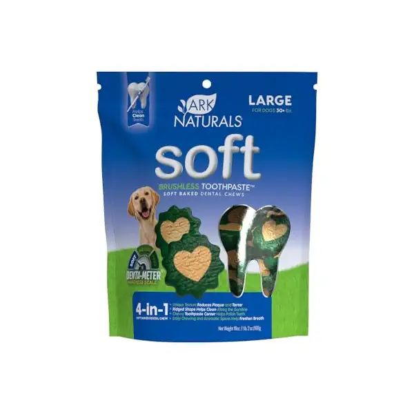 Brushless Toothpaste Large Dental Dog Treats, 18 OZ 1