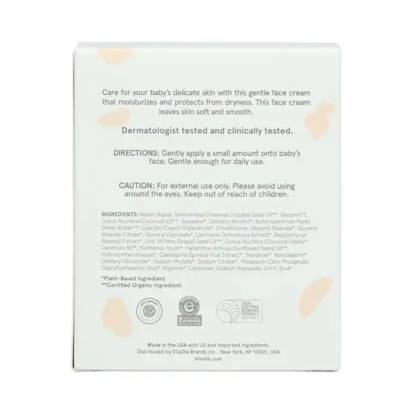 Moisturizing Baby Face Cream, 1.7 FZ 3