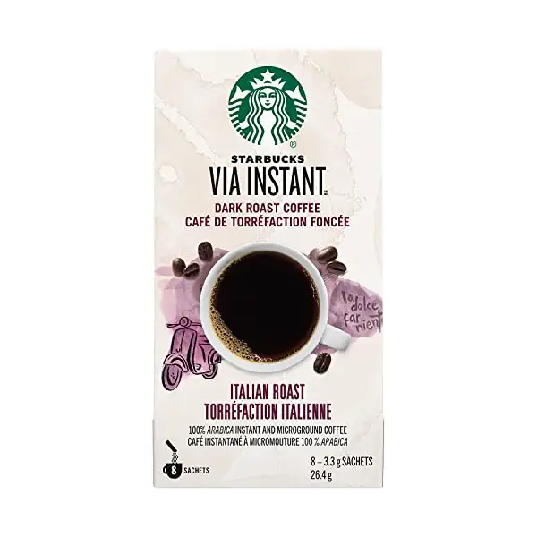 Via Instant Italian Dark Roast Ground Coffee 1