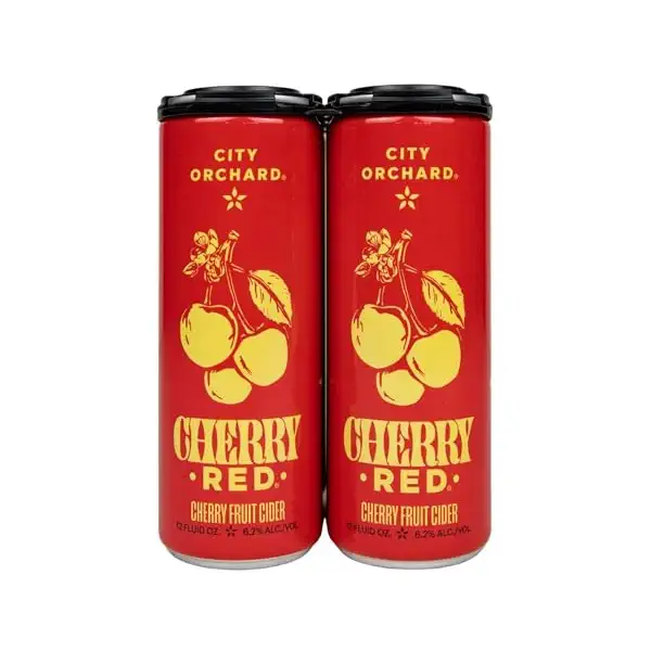 Cherry Red Hard Cider 4pk Cans 1