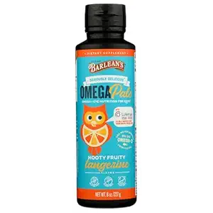Tangerine Fish Oil Plus Eye Nutrition Omega Pals, 8 OZ
