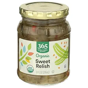 365 by Whole Foods Market, Organic Sweet Pickle Relish, 10 FZ