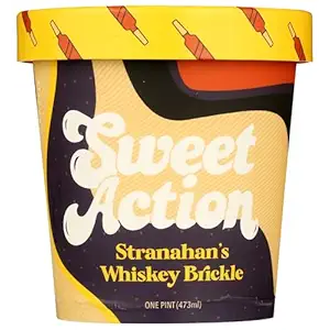 Stranahan's Whiskey Brickle Ice Cream, 1 PT