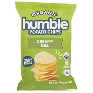 Organic Creamy Dill Potato Chips, 5 OZ