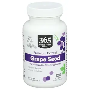 Whole Foods Market, Grape Seed Extract, 120 ct