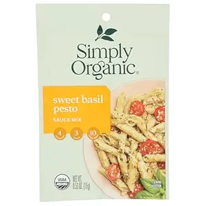 Organic Sweet Basil Pesto Sauce Mix, 0.53 OZ