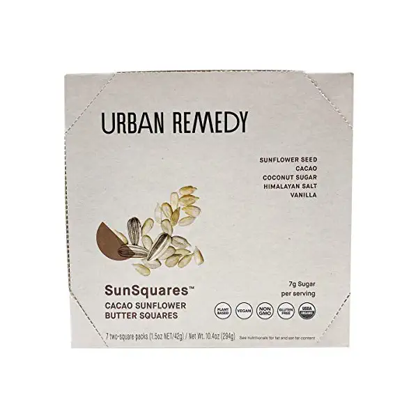 Organic Cacao Sunflower Squares 7ct, 1.5 OZ 1