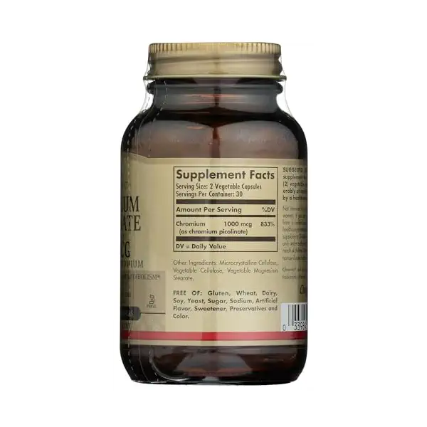 Chrom Picolinate 500 Mcg, 60 CT 5