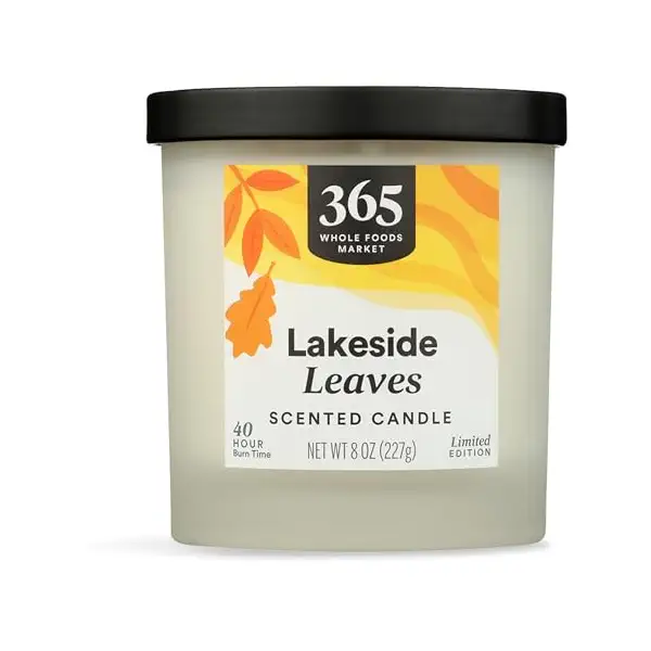 Lakeside Leaves Candle, 8 OZ 1