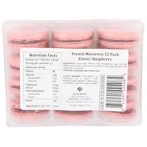 Raspberry Macaron 12 Count, 8.4 OZ