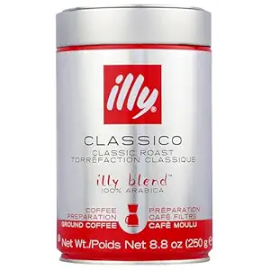 Medium Roast Espresso Classico Ground Coffee, 8.8 OZ