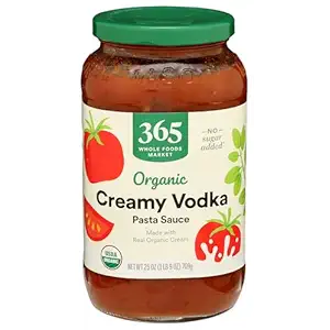 365 by Whole Foods Market, Organic Creamy Vodka Pasta Sauce, 25 Ounce