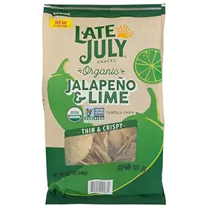 Organic Restaurant Style Jalapeno & Lime Tortilla Chips, 10.1 OZ