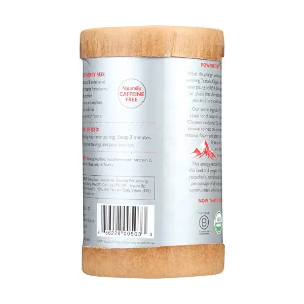 Organic Energy Red Standard Tea Bags 30ct 2
