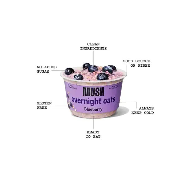 Blueberry Overnight Oats, 5 OZ 2