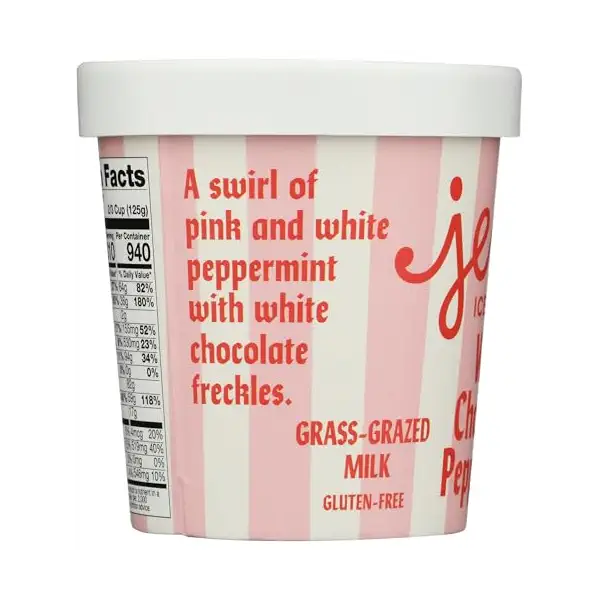 White Chocolate Peppermint Ice Cream, 1 PT 4