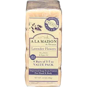 Lavender Flowers Bar Soap, 3.5 OZ