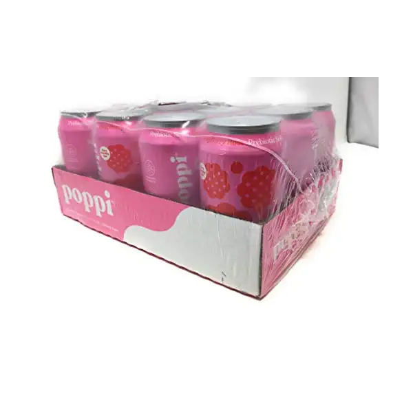 Raspberry Rose Prebiotic Soda, 12 Fl Oz (Pack of 12) 1