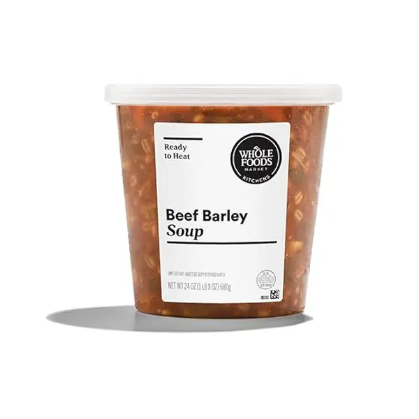 WHOLE FOODS KITCHENS Beef Barley Soup, 24 OZ 1