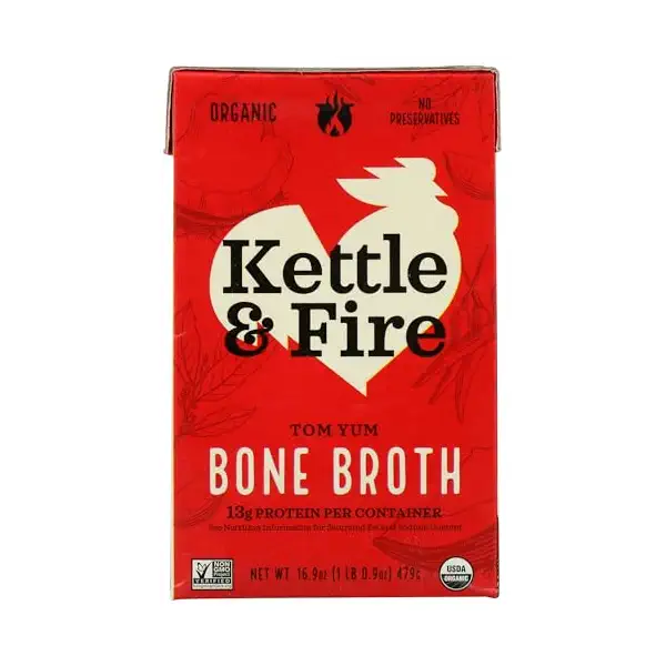 Organic Tom Yum Chicken Bone Broth, 16.9 OZ 1