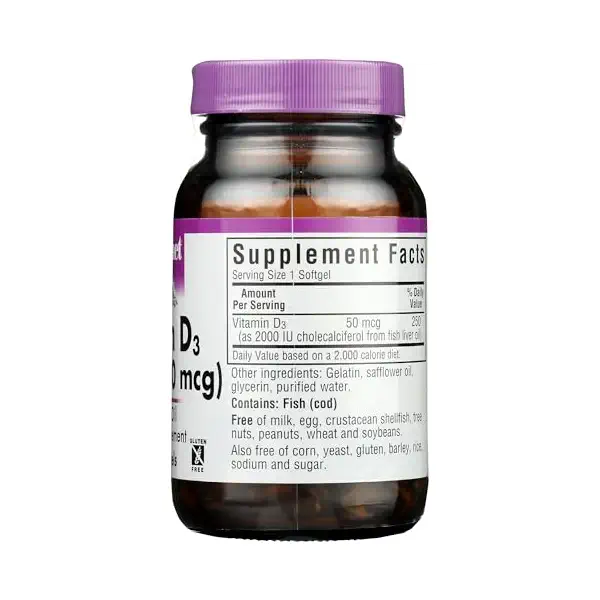 Vitamin D3 2000 IU, 100 CT 7