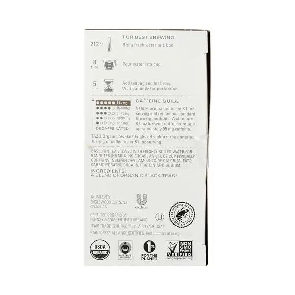 Organic Regenerative Awake Tea, 16 CT 5