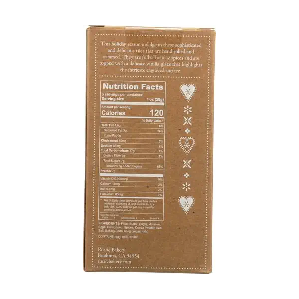 Cookie Mini Gingerbread Tiles, 6 OZ 2