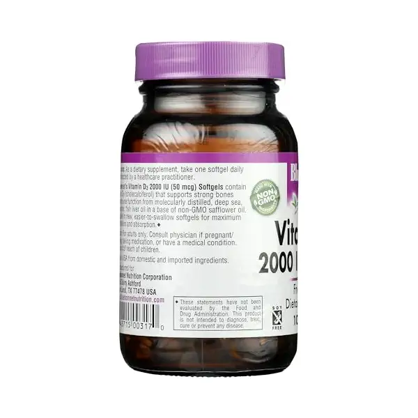 Vitamin D3 2000 IU, 100 CT 6