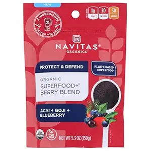 Organic Acai, Goji, & Blueberry Superfood Berry Blend, 5.3 OZ