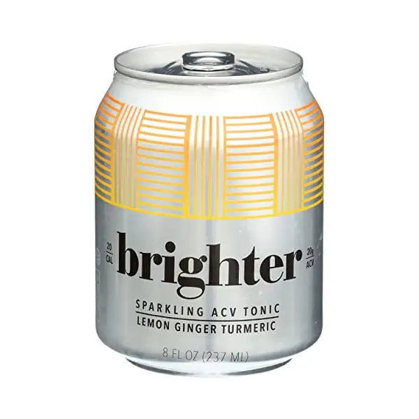 Lemon Ginger Turmeric Sparkling ACV Tonic, 8 FZ at Whole