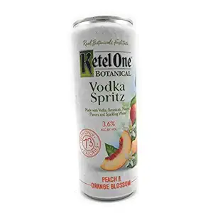 Peach Orange Blossom Vodka Spritz 355ml Can Sgl, 355 ML