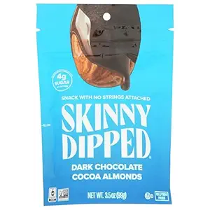 Dark Chocolate Cocoa Dipped Almonds, 3.5 OZ