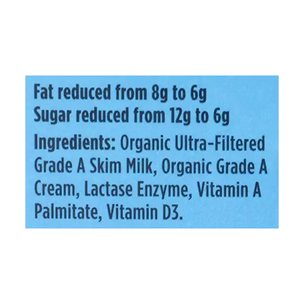 Organic Ultra-Filtered 2% Reduced Fat Milk, 56 FZ 3